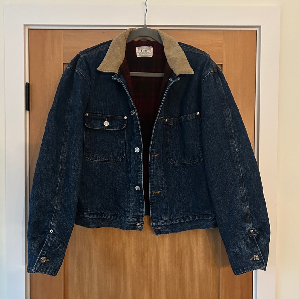 Flannel Lined RL Denim Jacket